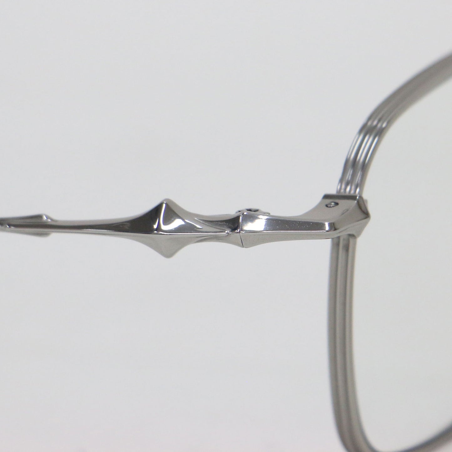 スクエア型 メタルフレーム メガネ / Academya 02 アイウェア メタル