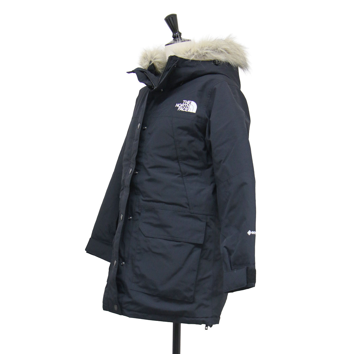 マウンテン ダウン コート NDW92549 / Mountain Down Coat ジャケット ミドル丈 フード付き フェイクファー ナイロン