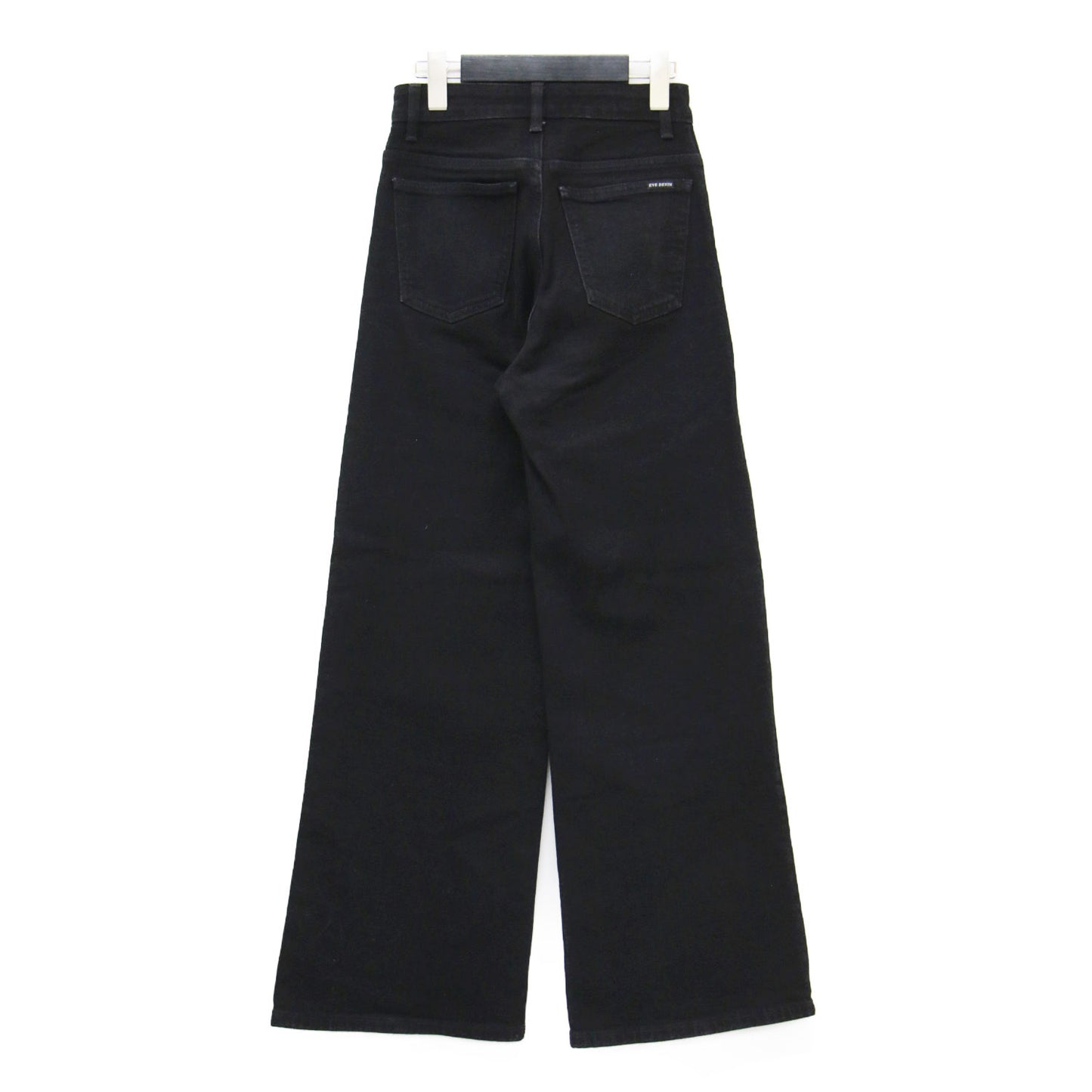 ワイド デニム パンツ / セミフレア ストレッチ コットン