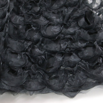 オーガンジー フリル スカート 3D-S003 / ミディ丈 フレア 切替