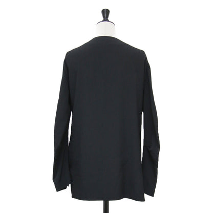 Y's 22春夏 ジップポケット付き ジャケット YG-J01-500-1-01 / 長袖 ノーカラー