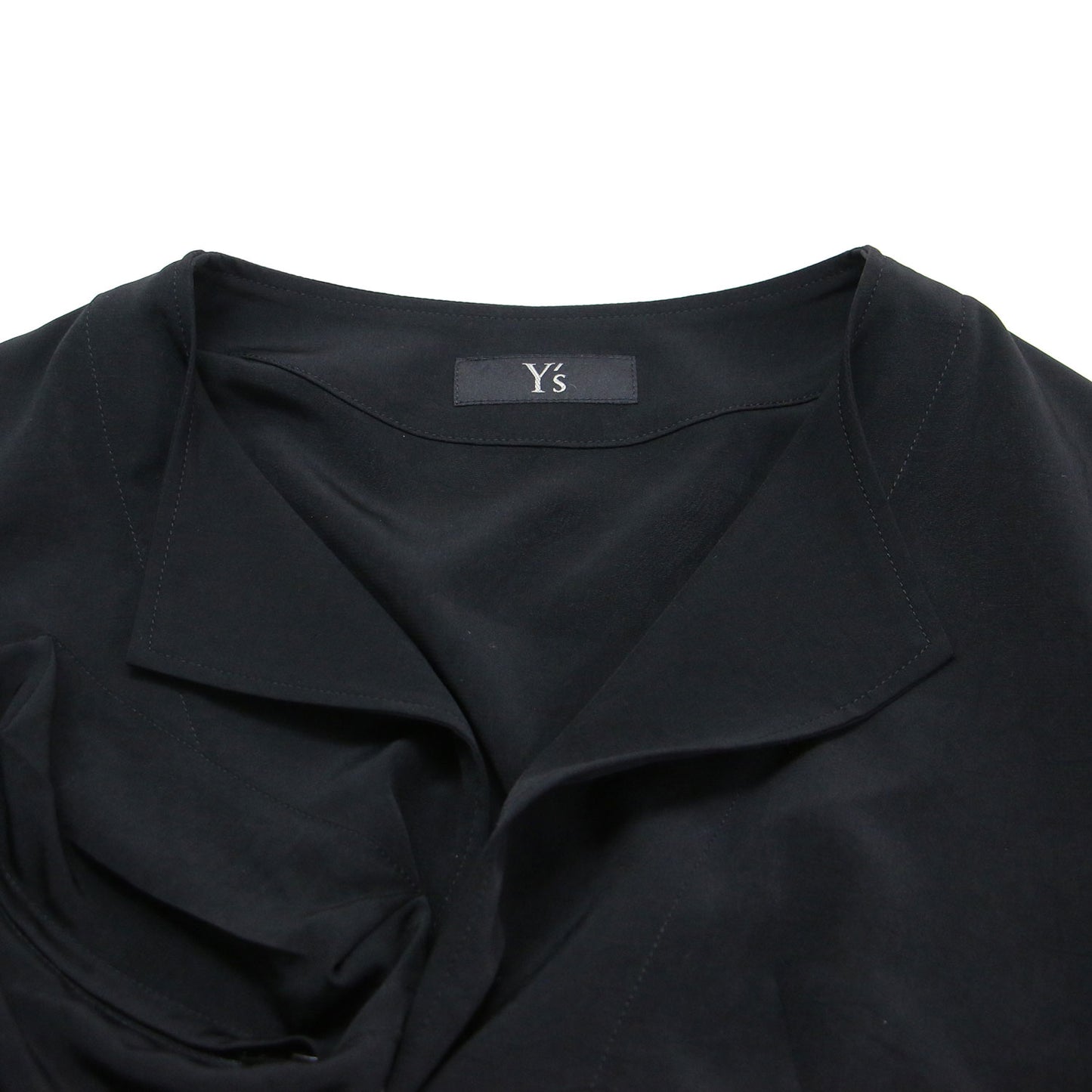 Y's 22春夏 ジップポケット付き ジャケット YG-J01-500-1-01 / 長袖 ノーカラー