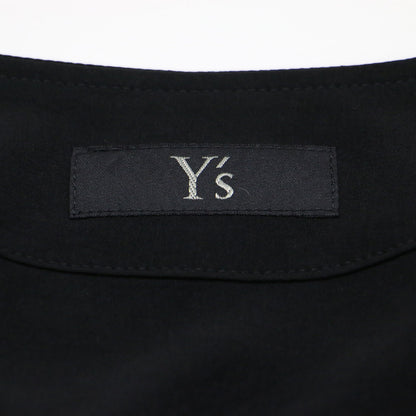 Y's 22春夏 ジップポケット付き ジャケット YG-J01-500-1-01 / 長袖 ノーカラー