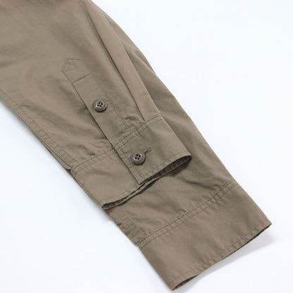 LIEN 24秋冬 ダンプツイル ジャンプスーツ / オールインワン パンツ ワイド シャツ 長袖