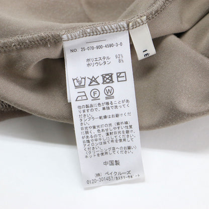 25秋冬 スノーベロア ノースリーブ / カットソー タンクトップ クルーネック