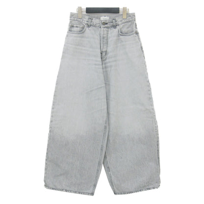 24秋冬 ワイド デニムパンツ / BETHANY ASIAN FIT FOG GREY ハイウエスト