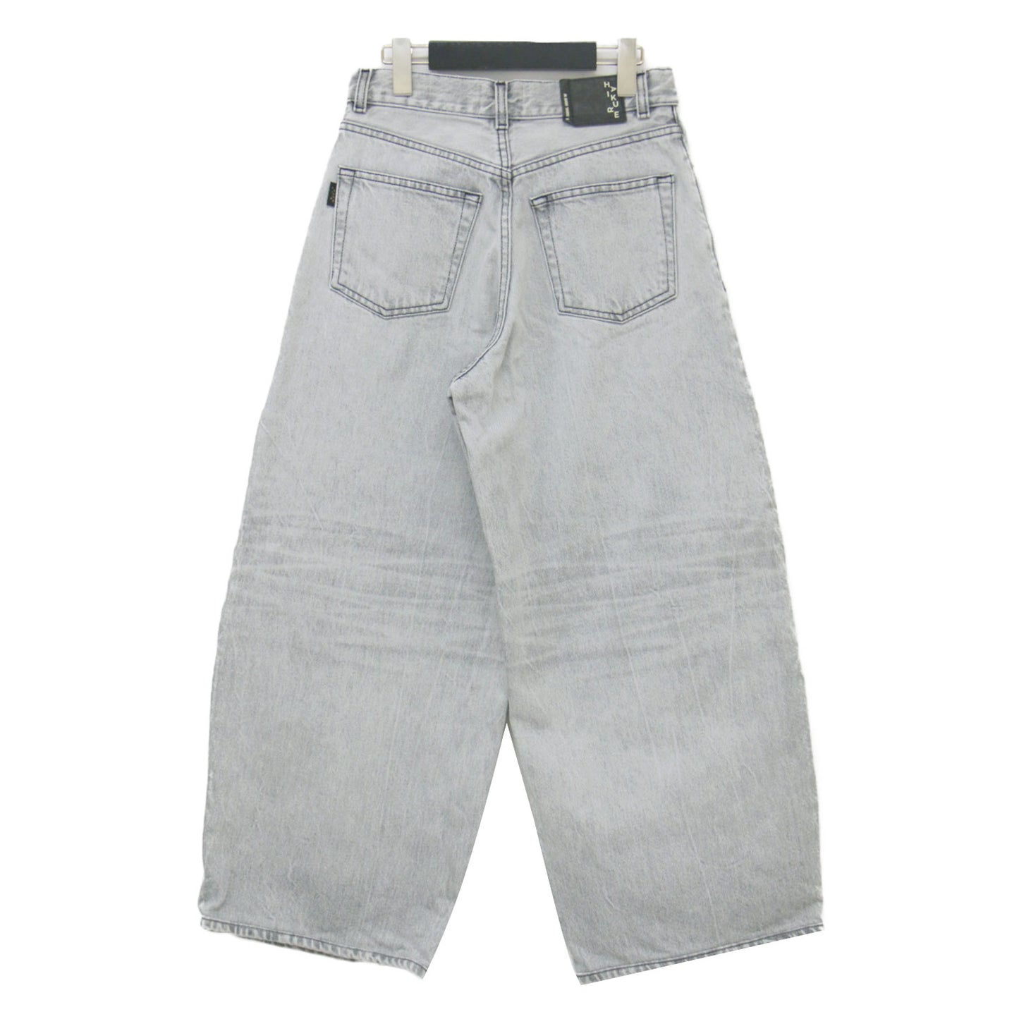 24秋冬 ワイド デニムパンツ / BETHANY ASIAN FIT FOG GREY ハイウエスト