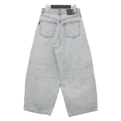 24秋冬 ワイド デニムパンツ / BETHANY ASIAN FIT FOG GREY ハイウエスト