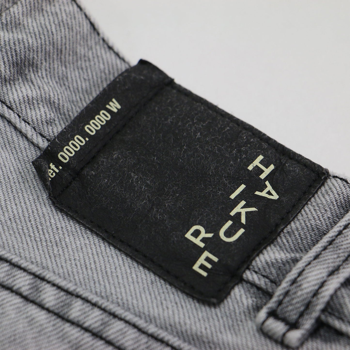 24秋冬 ワイド デニムパンツ / BETHANY ASIAN FIT FOG GREY ハイウエスト