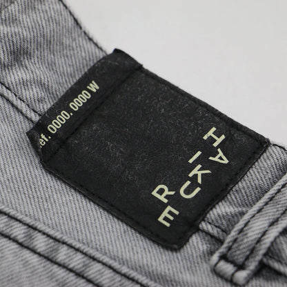 24秋冬 ワイド デニムパンツ / BETHANY ASIAN FIT FOG GREY ハイウエスト
