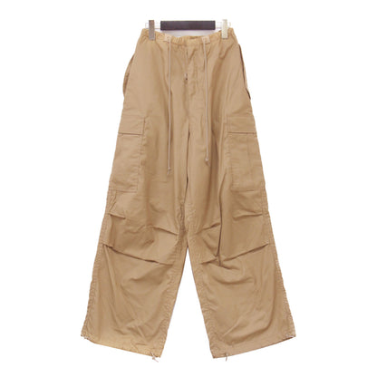 23春夏 M-51 タイプ シェルパンツ / カーゴパンツ ワイド ウエストゴム 裾絞り コットン ナイロン