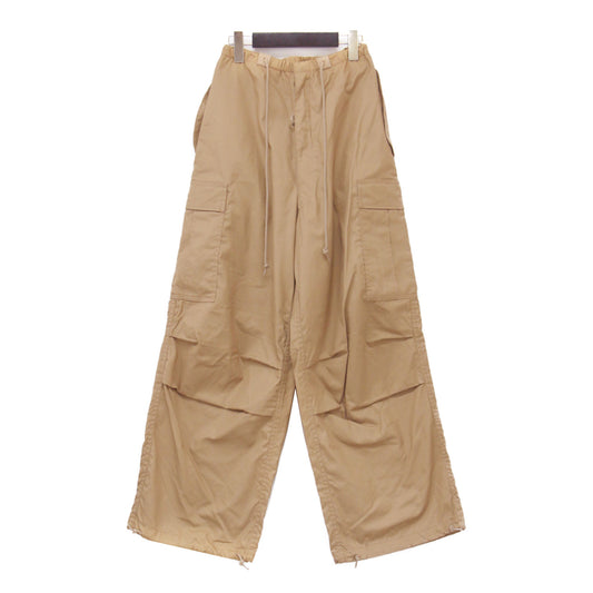 23春夏 M-51 タイプ シェルパンツ / カーゴパンツ ワイド ウエストゴム 裾絞り コットン ナイロン