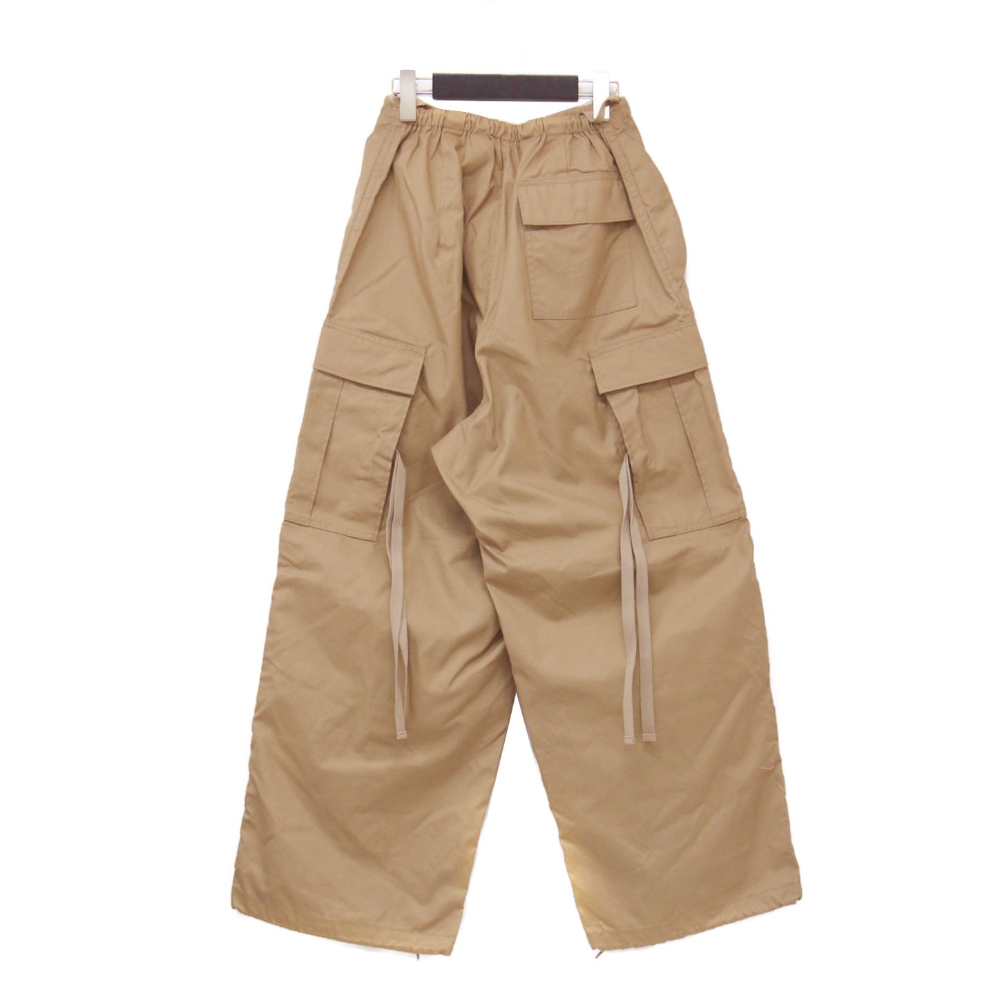23春夏 M-51 タイプ シェルパンツ / カーゴパンツ ワイド ウエストゴム 裾絞り コットン ナイロン