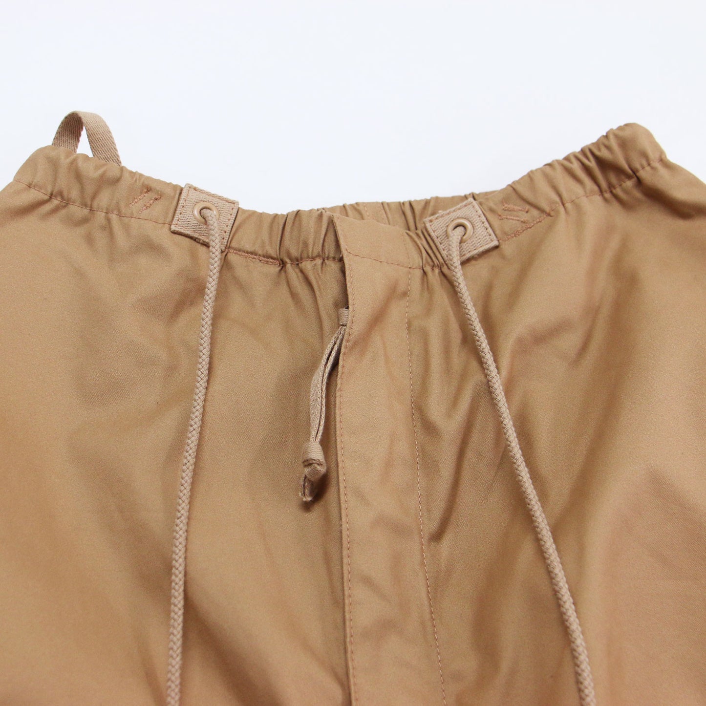 23春夏 M-51 タイプ シェルパンツ / カーゴパンツ ワイド ウエストゴム 裾絞り コットン ナイロン