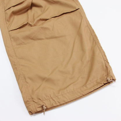 23春夏 M-51 タイプ シェルパンツ / カーゴパンツ ワイド ウエストゴム 裾絞り コットン ナイロン