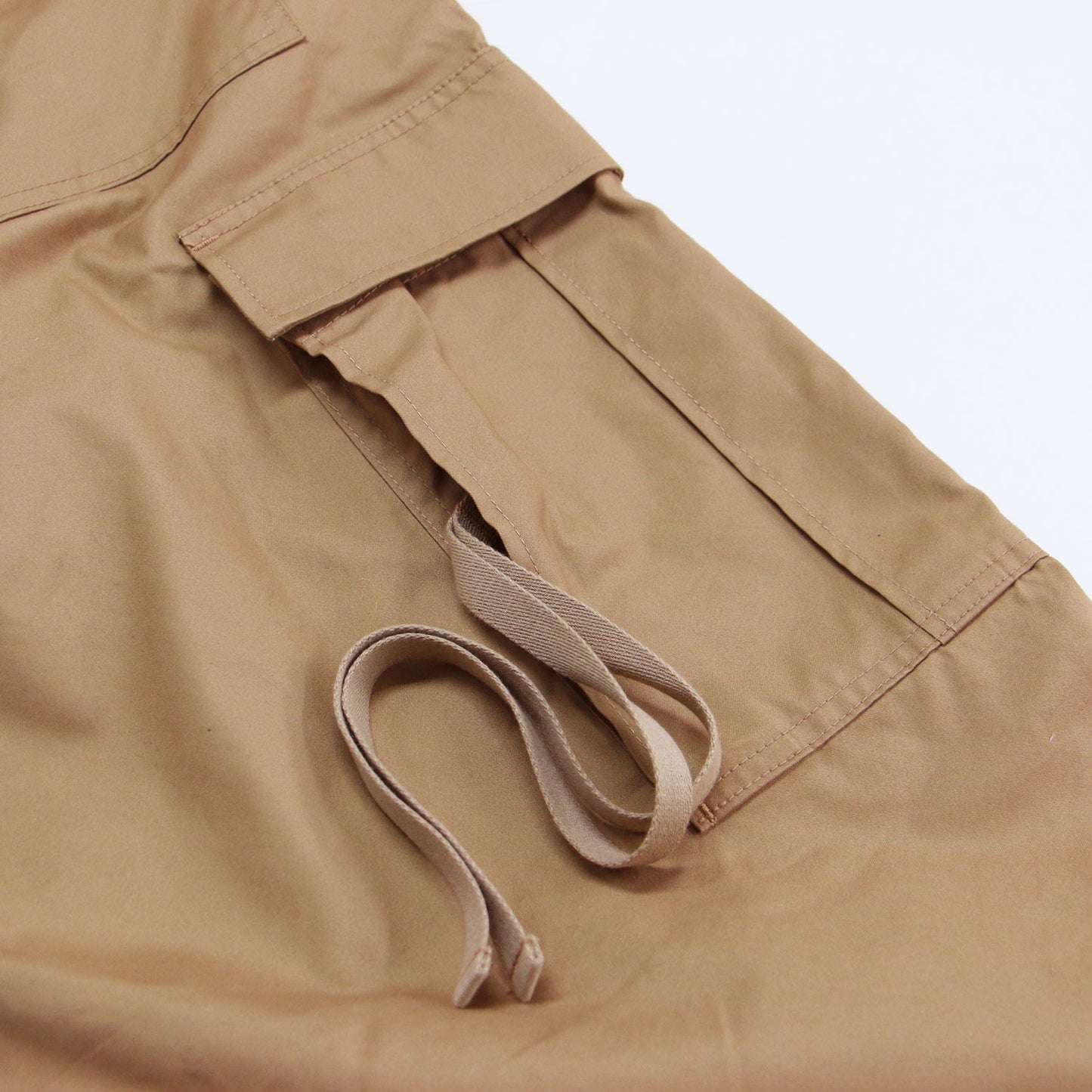 23春夏 M-51 タイプ シェルパンツ / カーゴパンツ ワイド ウエストゴム 裾絞り コットン ナイロン