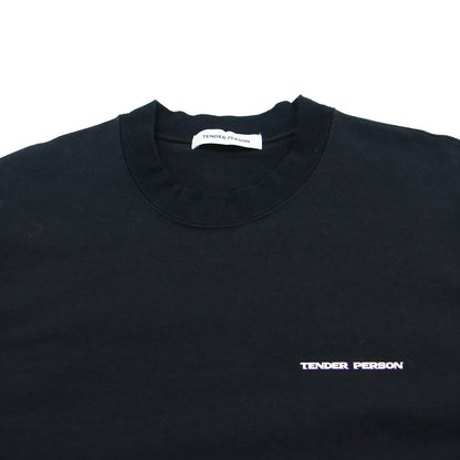 フレアスリーブ ロング ワンピース / Tシャツ 長袖 クルーネック Aラインフリル コットン
