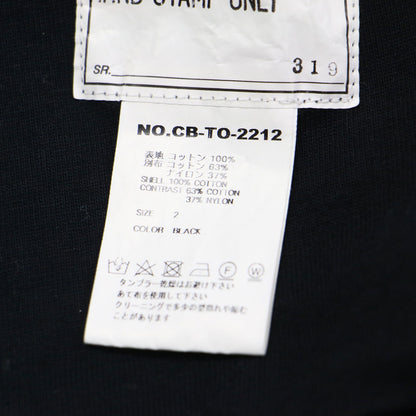 フレアスリーブ ロング ワンピース / Tシャツ 長袖 クルーネック Aラインフリル コットン