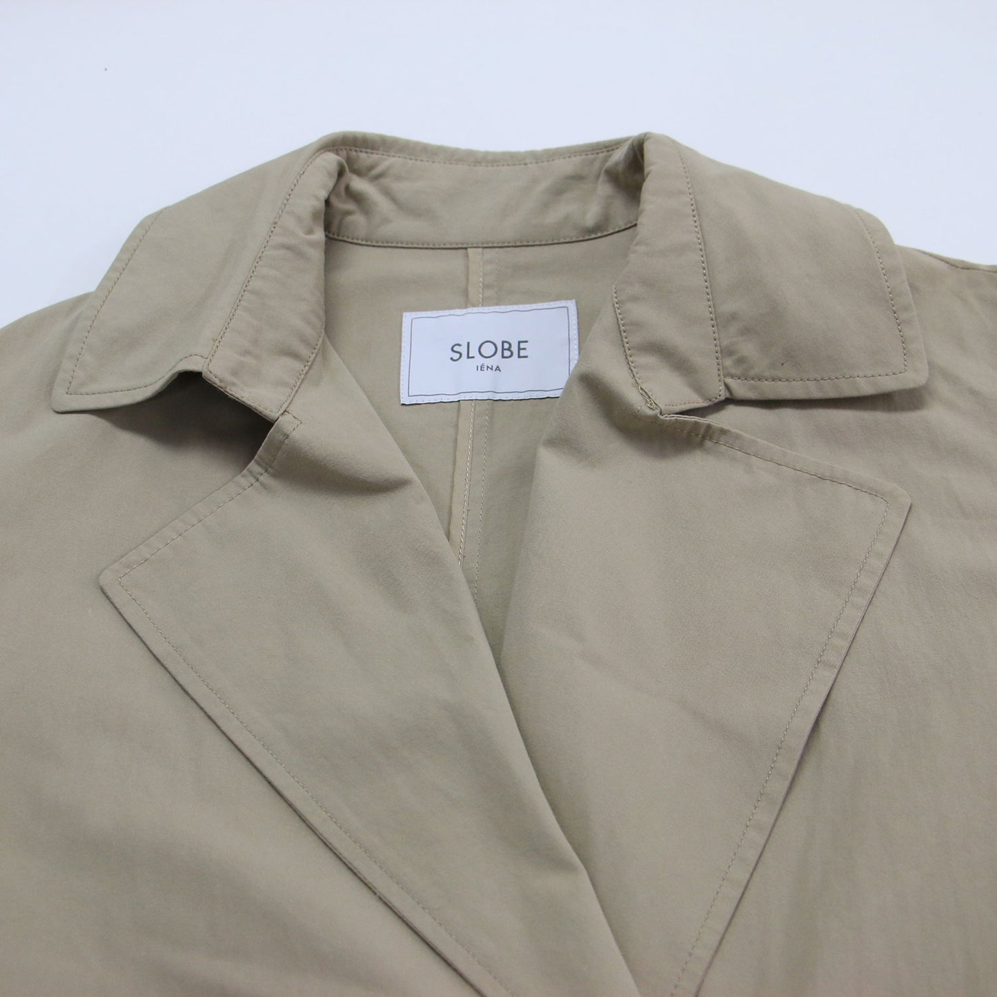 25春夏 ロング トレンチコート / マキシ丈 ベルト付き オーバーサイズ コットン