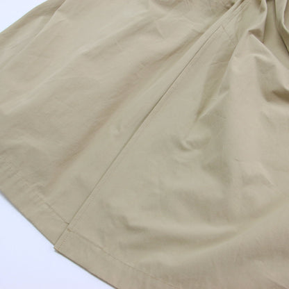 25春夏 ロング トレンチコート / マキシ丈 ベルト付き オーバーサイズ コットン