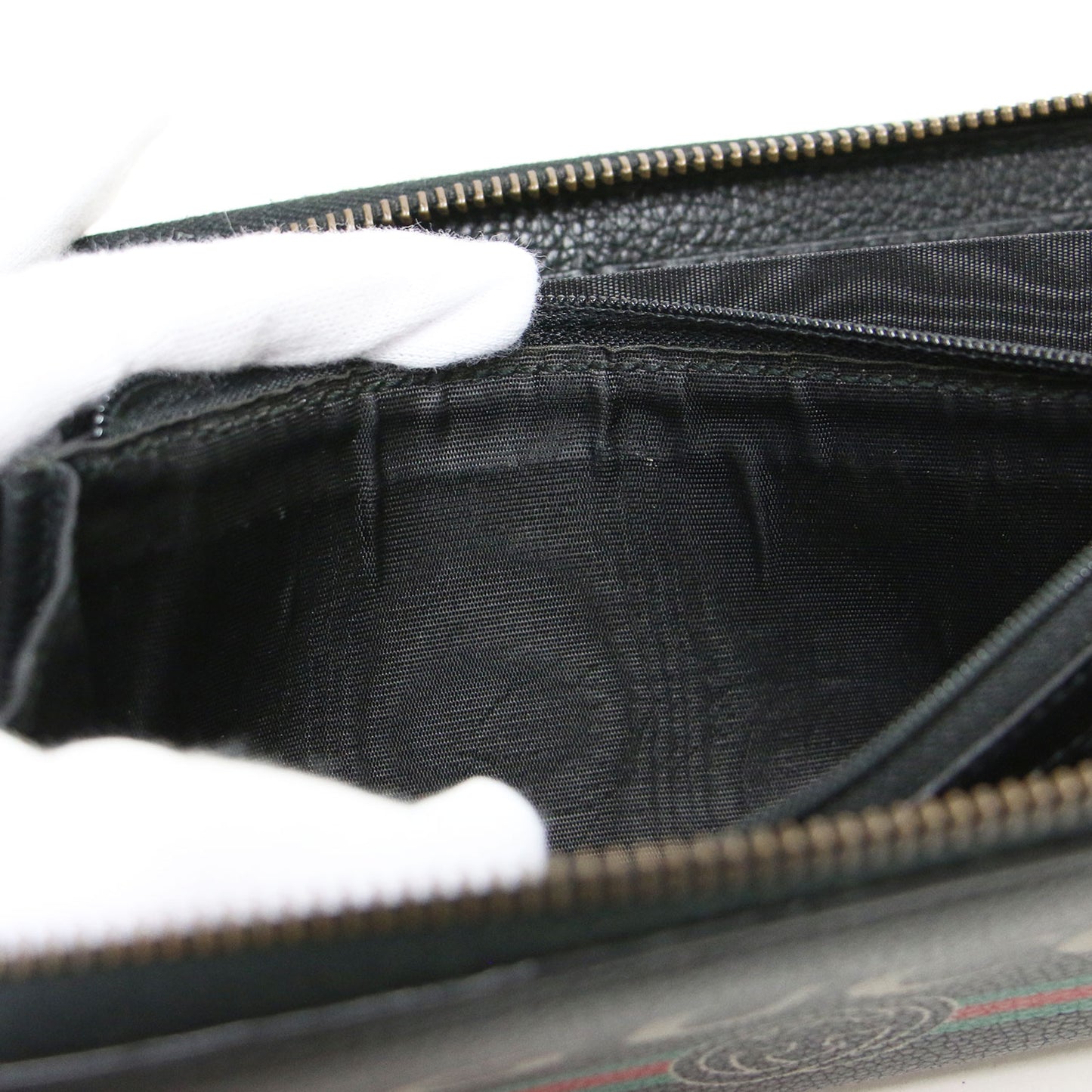 ヴィンテージロゴ ラウンドファスナー 長財布 496317 0416 / ロングウォレット ロゴプリント レザー