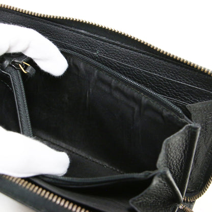 ヴィンテージロゴ ラウンドファスナー 長財布 496317 0416 / ロングウォレット ロゴプリント レザー