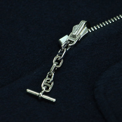 23春夏 リバーシブル カシミヤ コート 3E0130D1 / ロング ステンカラー ジップアップ シェーヌダンクル モチーフ