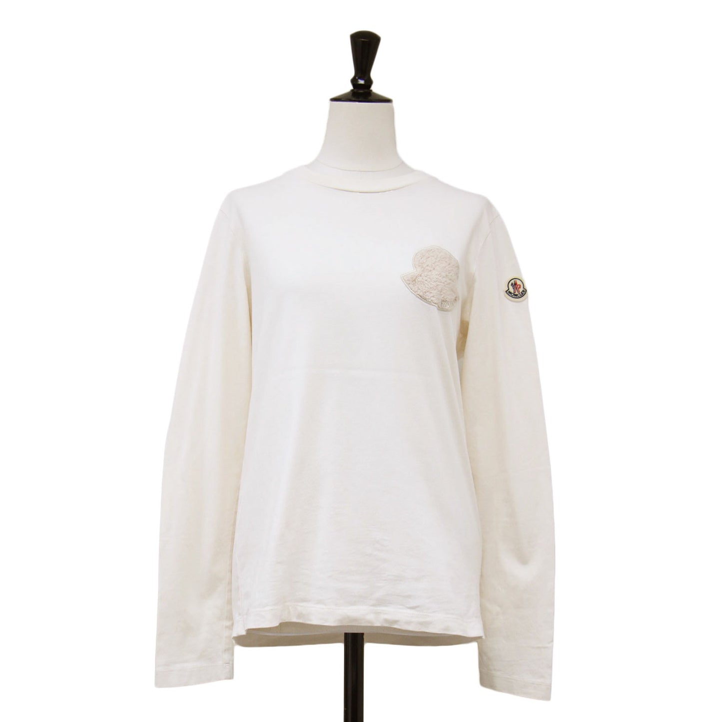 25秋冬 テディワッペン ロングスリーブ Tシャツ / カットソー 長袖 クルーネック コットン