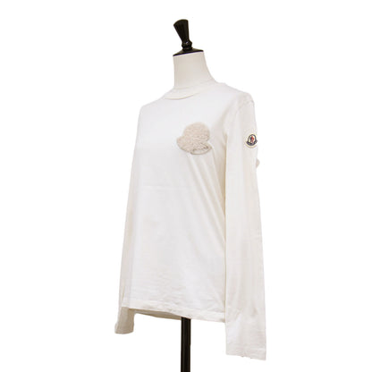 25秋冬 テディワッペン ロングスリーブ Tシャツ / カットソー 長袖 クルーネック コットン
