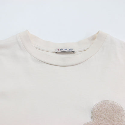 25秋冬 テディワッペン ロングスリーブ Tシャツ / カットソー 長袖 クルーネック コットン