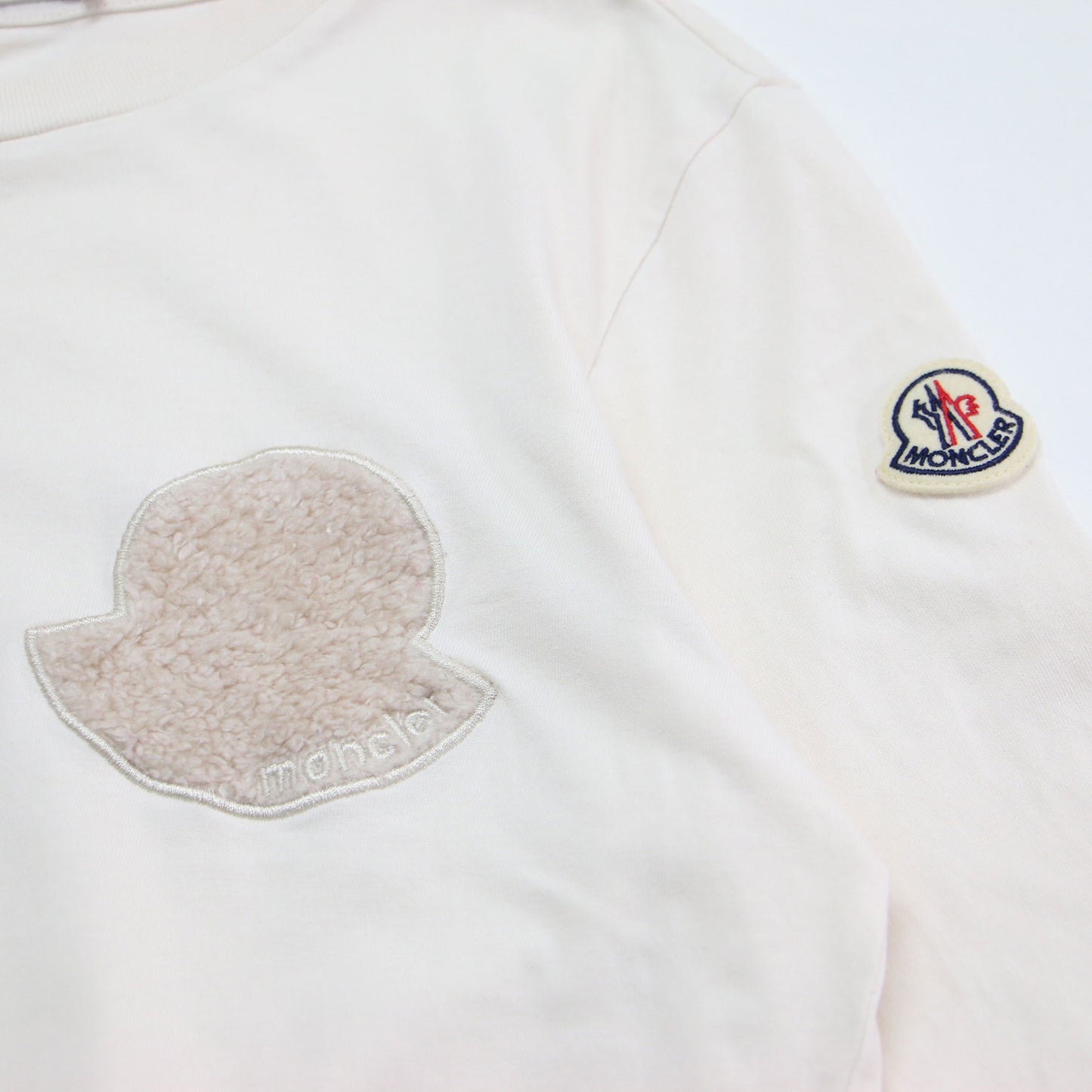 25秋冬 テディワッペン ロングスリーブ Tシャツ / カットソー 長袖 クルーネック コットン