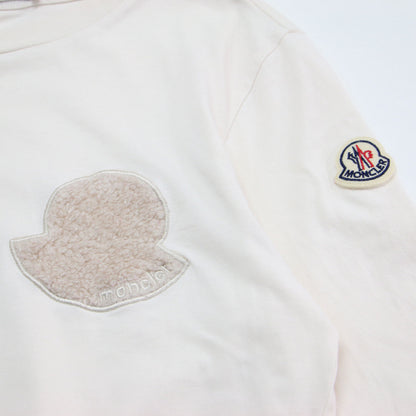 25秋冬 テディワッペン ロングスリーブ Tシャツ / カットソー 長袖 クルーネック コットン