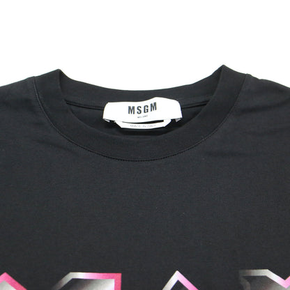 ペガサスプリント ロング Tシャツ ワンピース / 半袖 クルーネック コットン
