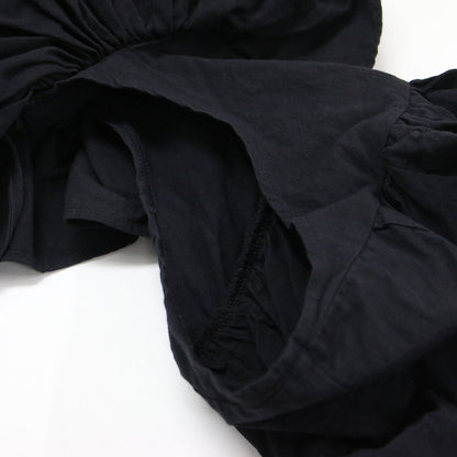 Holder blouse / つけ襟 ボレロ 七分袖 スタンドカラーフリル コットン