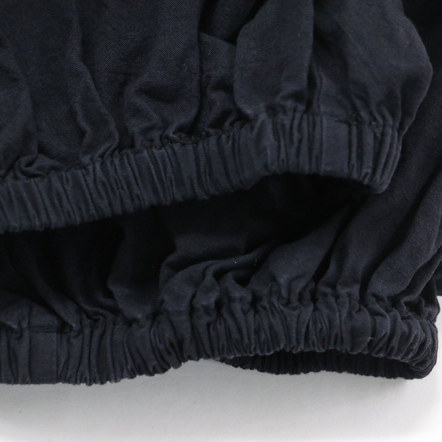 Holder blouse / つけ襟 ボレロ 七分袖 スタンドカラーフリル コットン