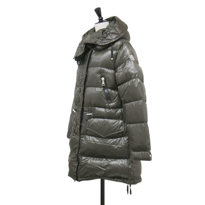 BEAUREGARD ダウン コート / ミドル丈 スタンドカラー フード付き Aライン ナイロン