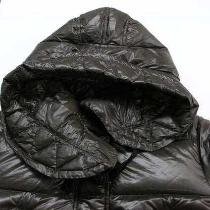 BEAUREGARD ダウン コート / ミドル丈 スタンドカラー フード付き Aライン ナイロン