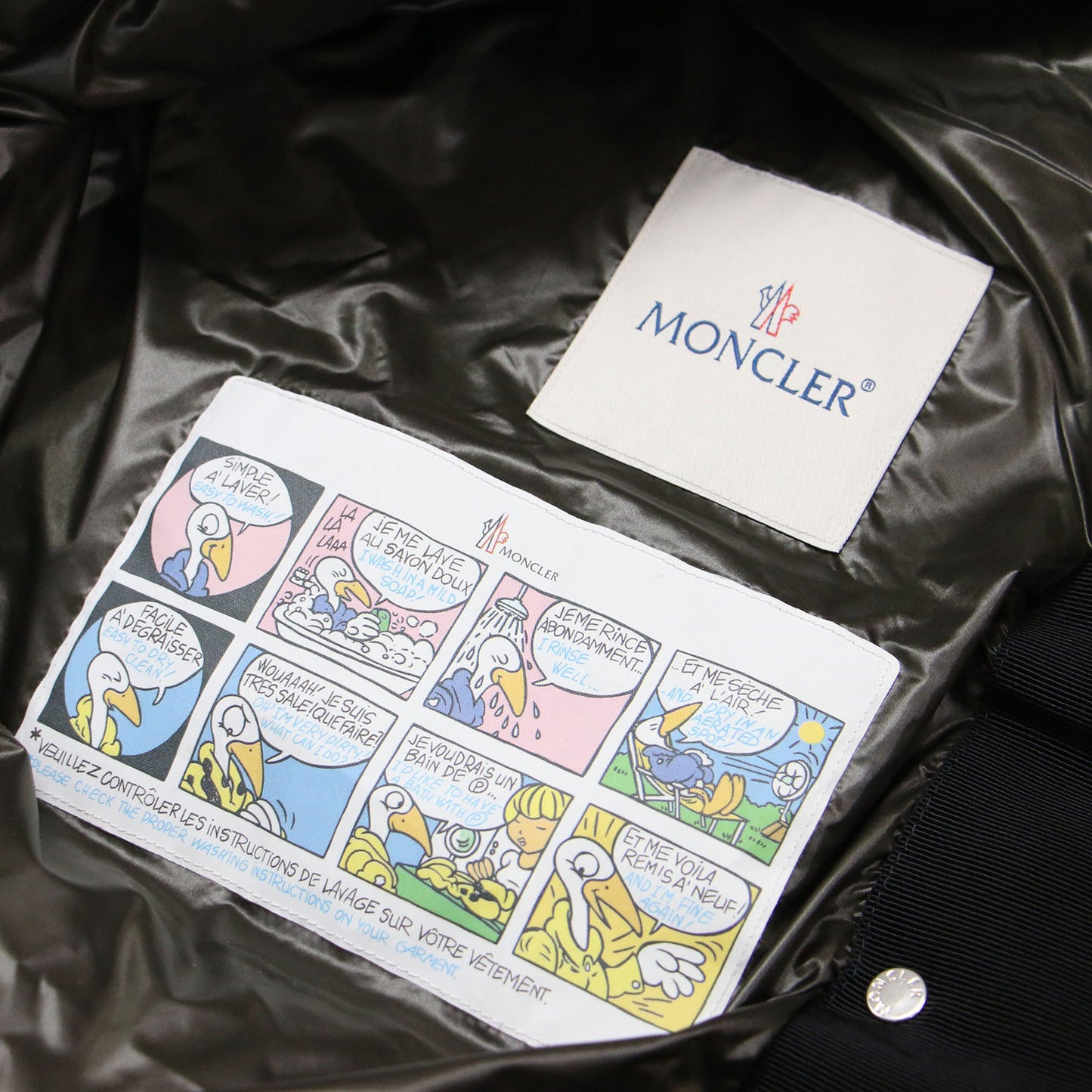 BEAUREGARD ダウン コート / ミドル丈 スタンドカラー フード付き Aライン ナイロン