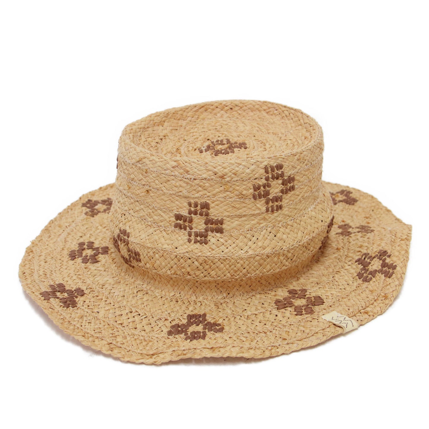 WMV 23春夏 ラフィア ボータ― ハット / RAFFIA BOATER HAT 帽子 カンカン帽 天然素材