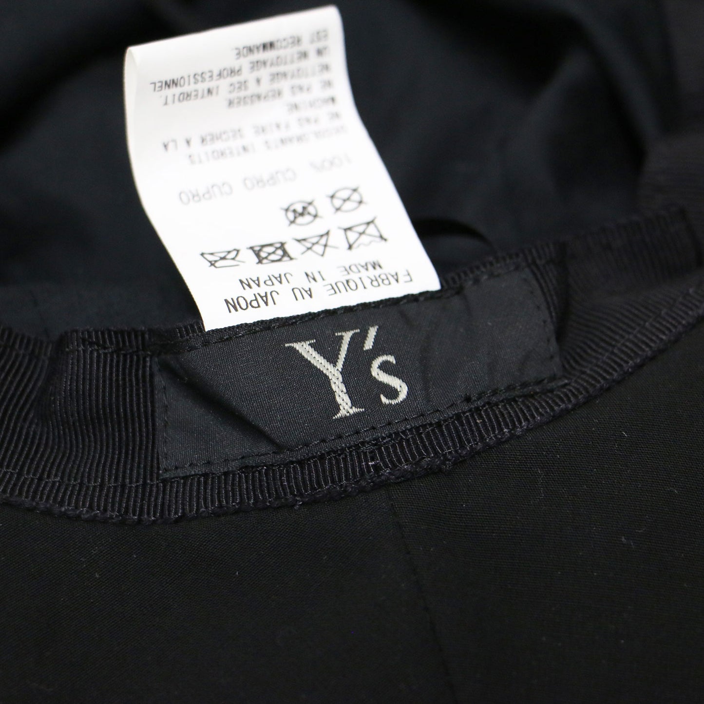 Ys クレープデシン ドレープ タックト ハット / CREPE de CHINE DRAPE TUCKED HAT 帽子