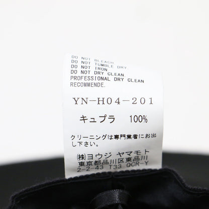Ys クレープデシン ドレープ タックト ハット / CREPE de CHINE DRAPE TUCKED HAT 帽子