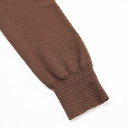 × Spick&Span 別注 24秋冬 プリント スウェット / プルオーバー ショート丈 長袖 クルーネック 裏起毛