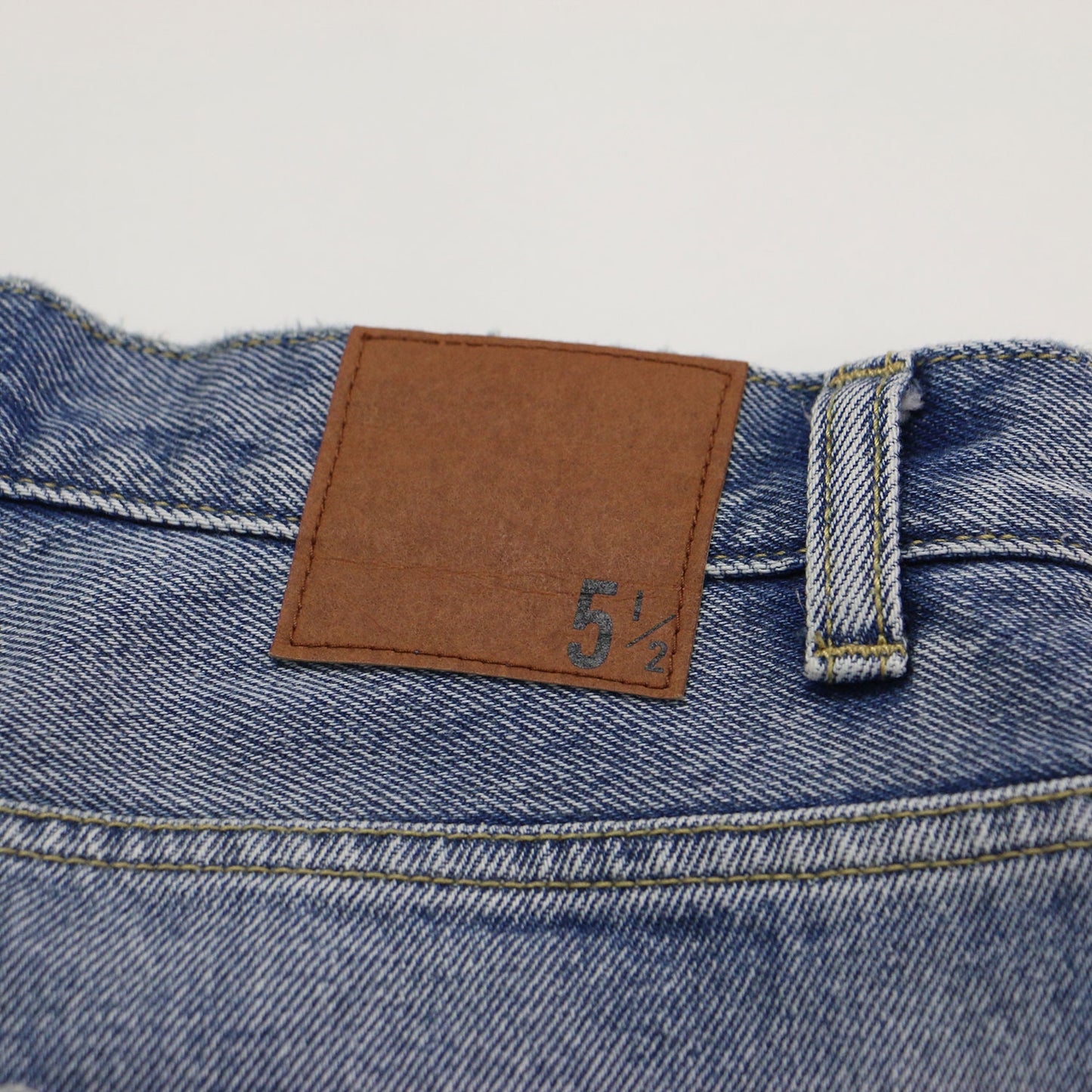 5 1/2 25秋冬 タック バレル デニム / TUCKBARREL パンツ ワイド ハイウエスト コットン