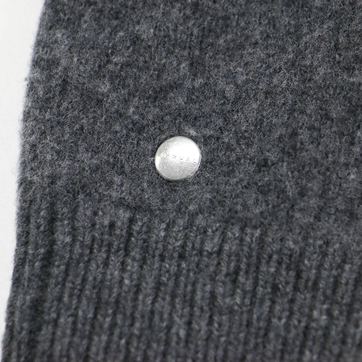 25秋冬 ブラッシュド ポロ セーター / Brushed Polo Sweater ニット ショート丈 長袖 ウール カシミヤ