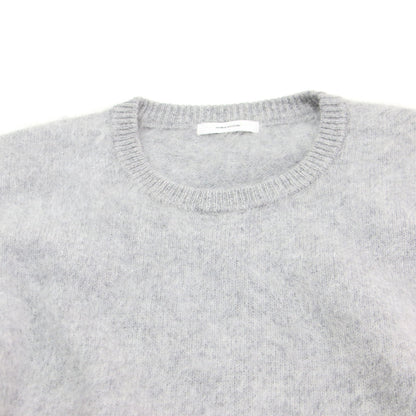 25秋冬 FLUFFY クルー プルオーバー / ニット 長袖 クルーネック ファーニット ウール