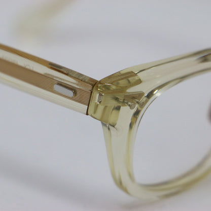 ウエリントン型 セルフレーム 眼鏡 / LCY U-146 04 vintage clear アイウェア