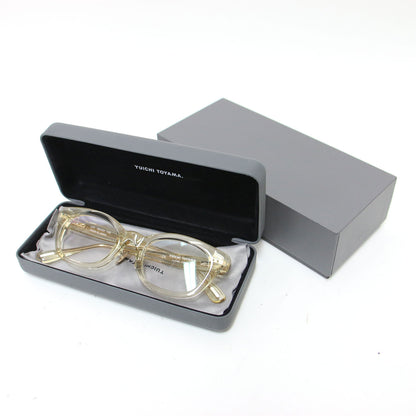 ウエリントン型 セルフレーム 眼鏡 / LCY U-146 04 vintage clear アイウェア