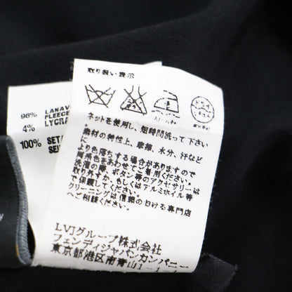 ウール ベルト付き タイトスカート / ミディ丈 スリット ストレッチ