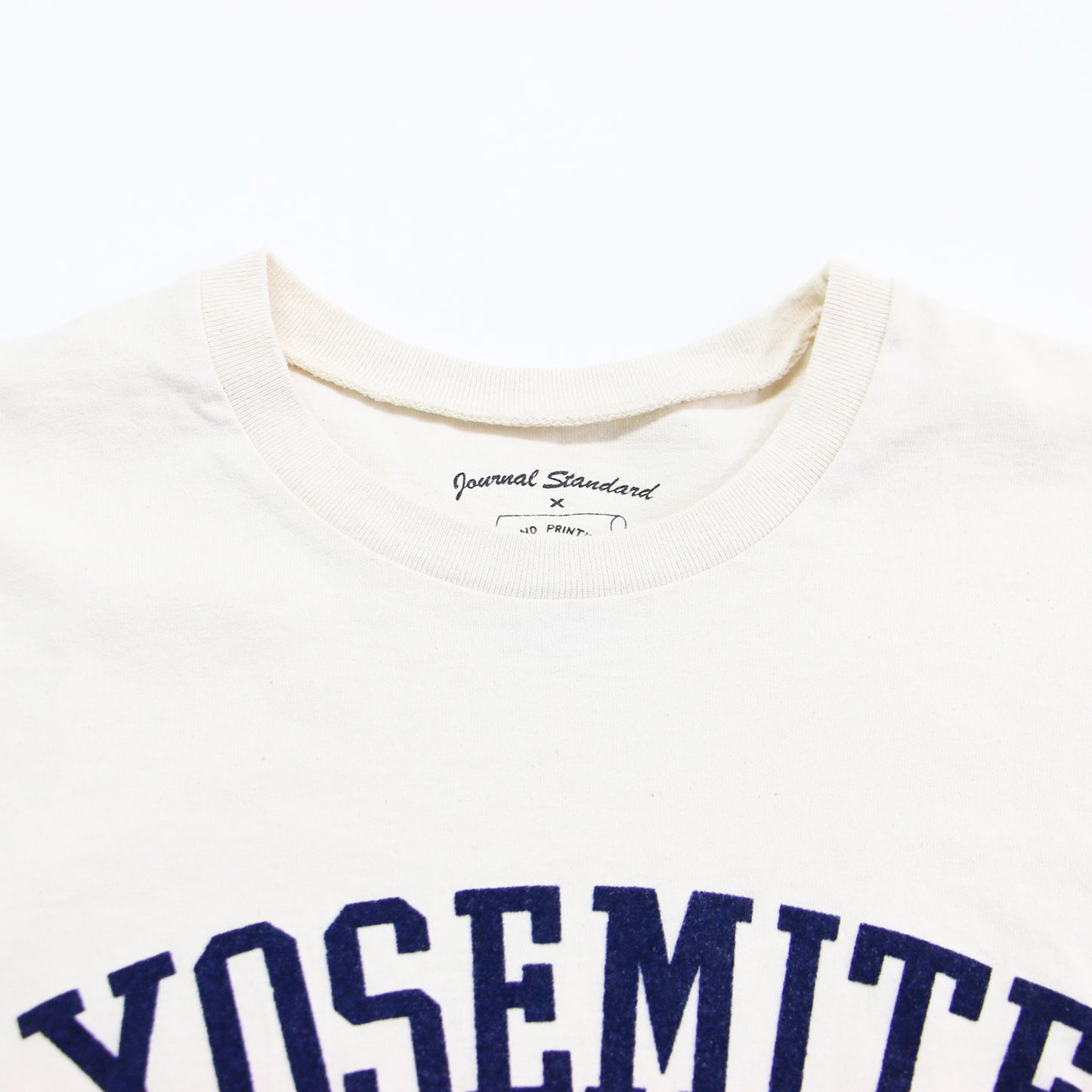 × JOURNAL STANDARD L'ESSAGE 別注 23春夏 YOSEMITE クルーネック ショートスリーブ Tシャツ / 半袖 ロゴ プリント コットン