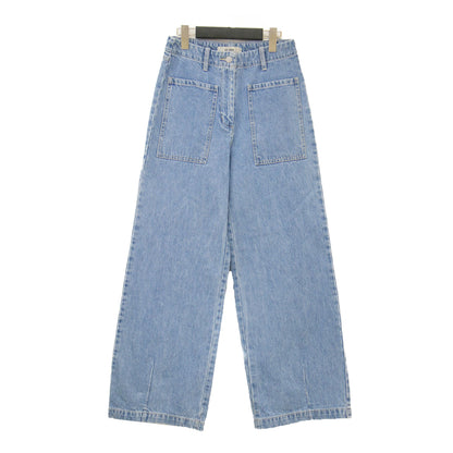 フロント ポケット ワイド デニムパンツ / Interval Front Pocket Jean ハイウエスト